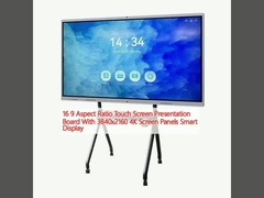 16 9 Aspect Ratio Touch Screen Presentation Board With 3840x2160 4K Screen Panels Smart Display