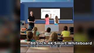 86 Inch 4K Smart Whiteboard For Classrooms