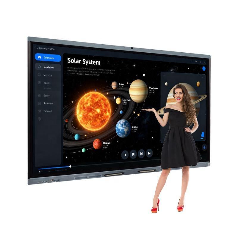 Infrared Touch All in One Interactive Touchscreen Smart Whiteboard 4K ...