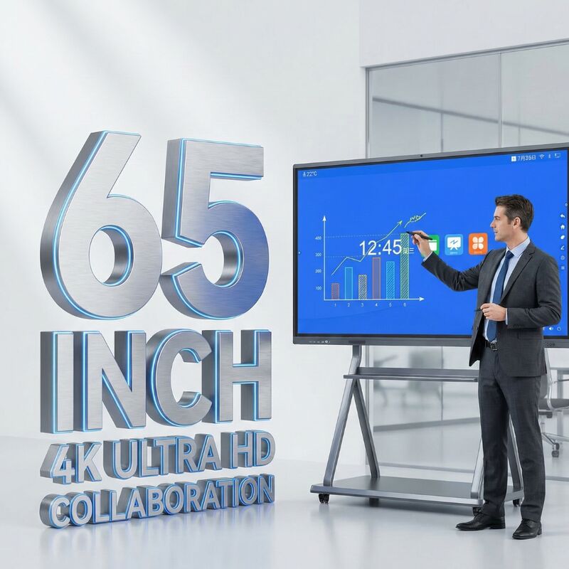 65 Inch 4K Interactive Whiteboard with Infrared Touch