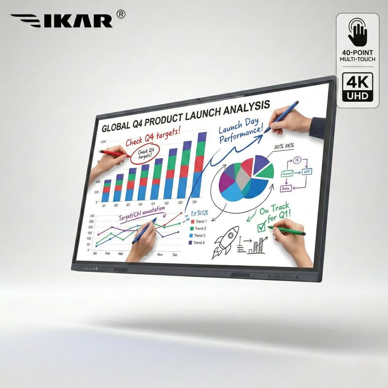65 Inch 4K Interactive Whiteboard with Infrared Touch