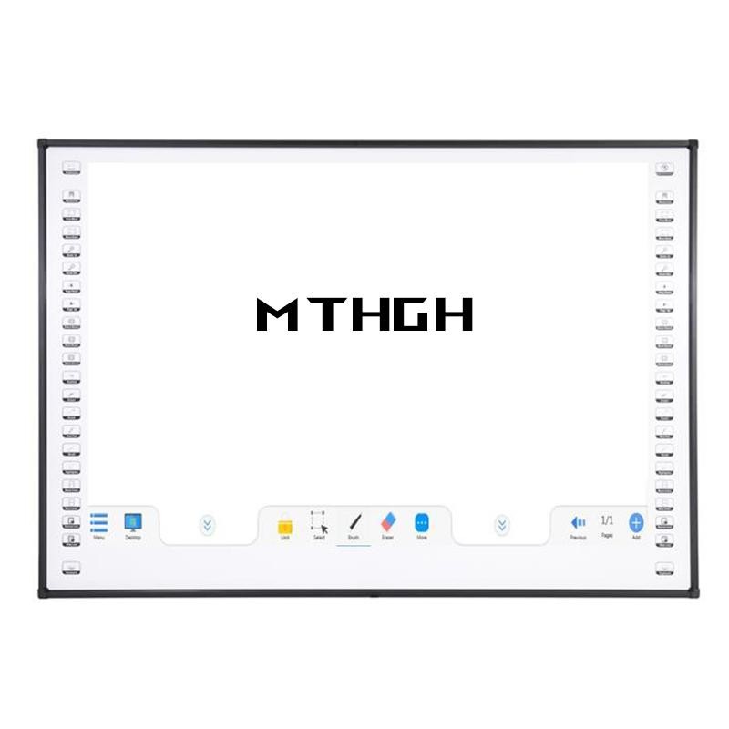 96 Inch Infrared Interactive Whiteboard Ceramic Nano Surface IWB 10 Touch Points Smart White Board