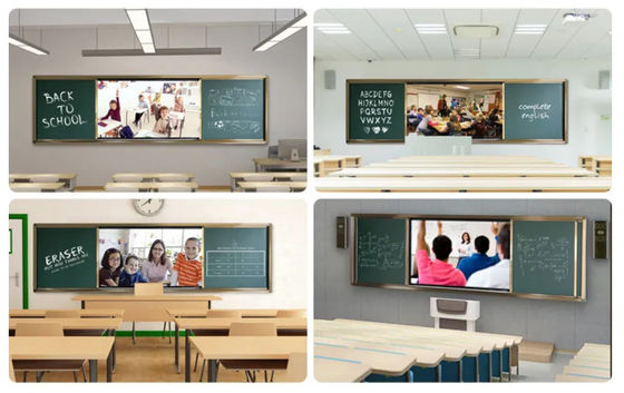 86 Inch Push Pull Digital Chalk Board Smart Magnetic For Education Training