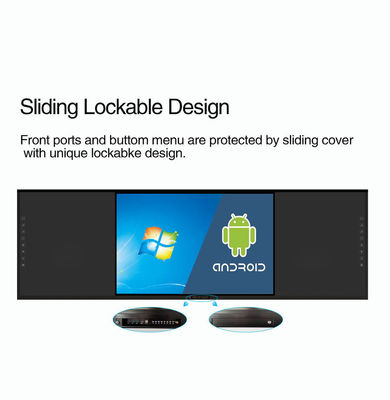 75 Inch LED Smart Blackboard For Teaching School Interactive 350 Cd/㎡