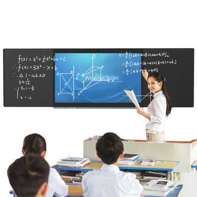 86 Inch Interactive Smart Black Board LED Digital Chalk Board For Classroom