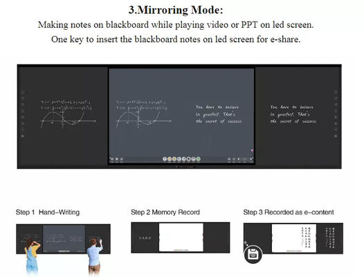 Personal Training Smart Digital Blackboard 75 Inches For Teaching