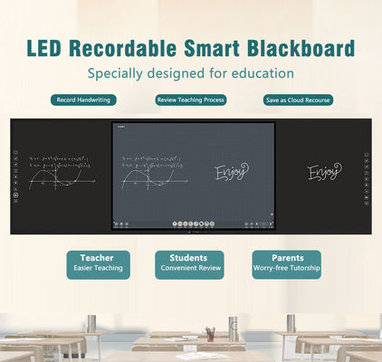 Personal Training Smart Digital Blackboard 75 Inches For Teaching