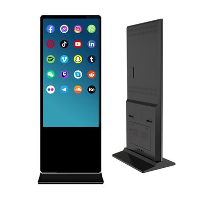 8GB Storage Floor Standing Digital Signage For Indoor Advertising