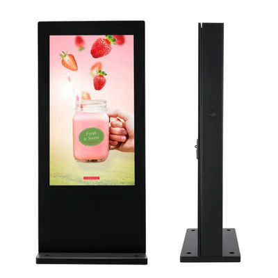 Multi Language Outdoor Digital Signage Screen Weatherproof WiFi Connectivity