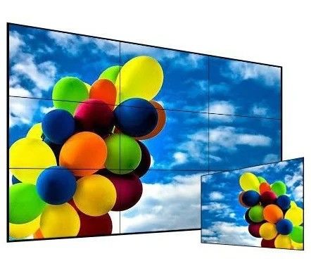 Wall Mounted LCD Video Display Panel Multifunctional Wide Color Gamut