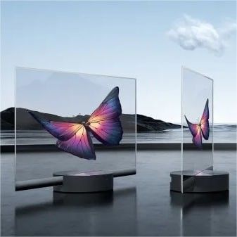 Desktop Type Transparent OLED Screen Display Multifunctional OEM