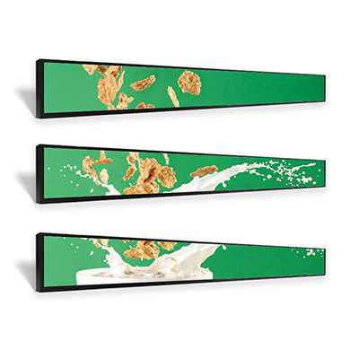 42 Inch Stretched Bar Lcd Display Remote control for advertising