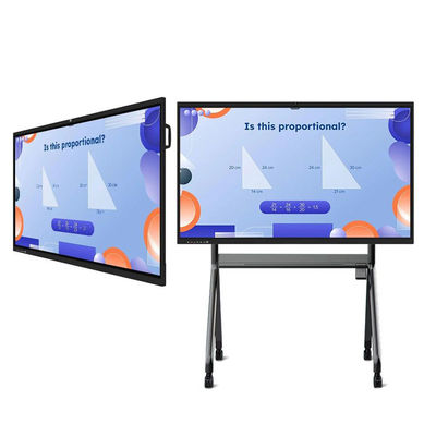 4K 55 Inch LED Interactive Whiteboard 3840X2160 With Panel Type