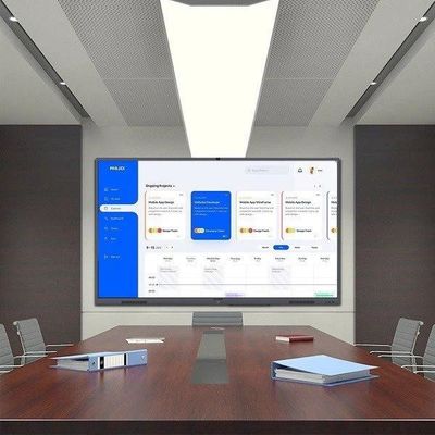 4K Electronic Interactive Touch Screen Whiteboard For Education Training Office