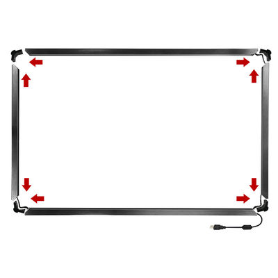 Customized Infrared Touch Screen Panel With RS232 Interface 8ms Response Time