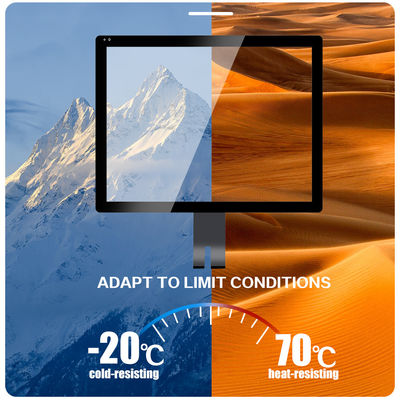 TFT-LCD Capacitive Touch Screen Capacitive Touch Monitor 10 O clock Viewing Angle