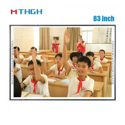 83 Inch Smart Interactive Whiteboard 60000 Hours 40 Points Wall Mounted