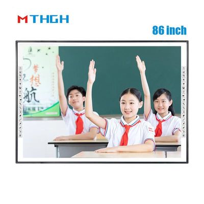 Teaching Interactive Smart Whiteboard 86 Inch 20 Dots Or 40 Points ODM