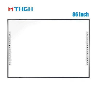 Teaching Interactive Smart Whiteboard 86 Inch 20 Dots Or 40 Points ODM