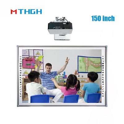150 Inch Interactive Whiteboard 40 Point Intelligent Infrared Touch Teaching Blackboard