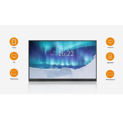 86 Inch Interactive Touch Screen Board With USB For Conference Education