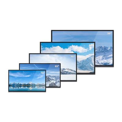 65 Inch Black Frame Interactive Touch Screen Whiteboard With 1x10W Speakers