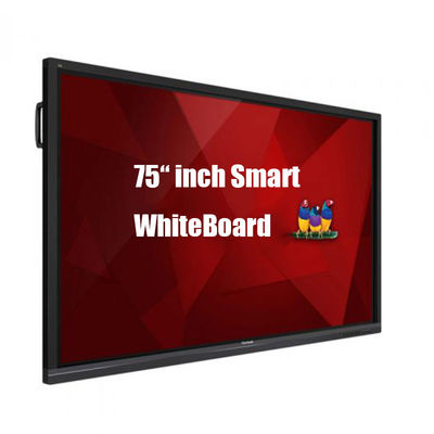 75 Inch Interactive Touch Screen 4G/8G/16G/32G/64G/128G/512G Optional Quad Core Processor