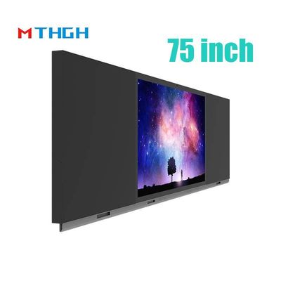 75 Inch Interactive Touch Screen Display Smart Blackboard LED Panel 500cd/M2 School Education