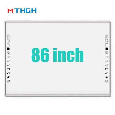 86 Inch Tempered Glass Smart Whiteboard With WiFi Bluetooth USB Connectivity For School Supermarket
