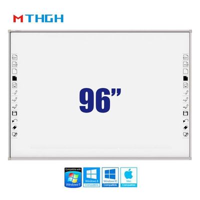 96 Inch Classroom Digital Whiteboard 10 Point Touch Smart Interactive Display