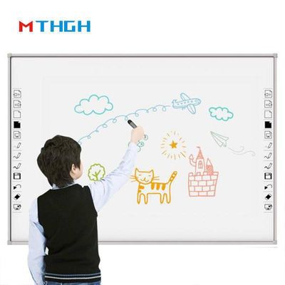 106 Inch Electromagnetic Touch Smart Whiteboard 3840X2160 Screen Resolution For School Interaction