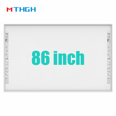 86 Inch Infrared Interactive Whiteboard With 10 Point Touch Multi Finger Touch