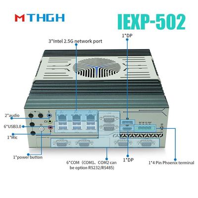 IEXP-502 Industrial Mini PC With Mini PCIe Expansion Slot Windows/Linux Operating System