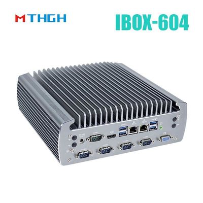 Fanless Industrial PC IBOX-604 Intel Core I5 6500T SSD HDMI Windows/Linux