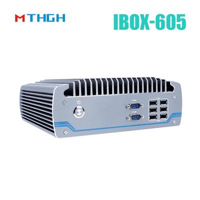 Intel Core I5-8500T Aluminum Chassis Mini PC ,Fanless Industrial PC IBOX-605