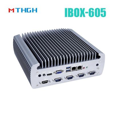 Intel Core I5-8500T Aluminum Chassis Mini PC ,Fanless Industrial PC IBOX-605