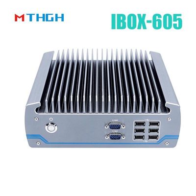 Intel Core I5-8500T Aluminum Chassis Mini PC ,Fanless Industrial PC IBOX-605