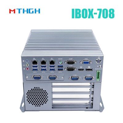 IBOX-708 SSD Intel Core I5 6500T Industrial Mini PC All Aluminum Chassis -20℃~60℃ Temp