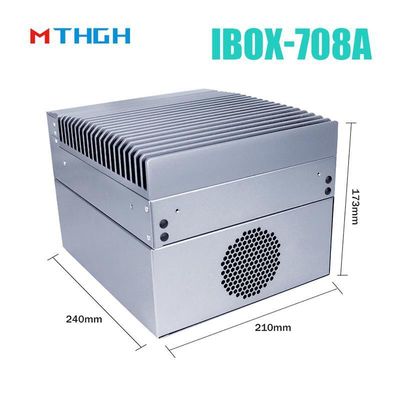 I3 6100T Quad Core Fanless Industrial Mini PC With 12V DC Power Supply And 64G SSD