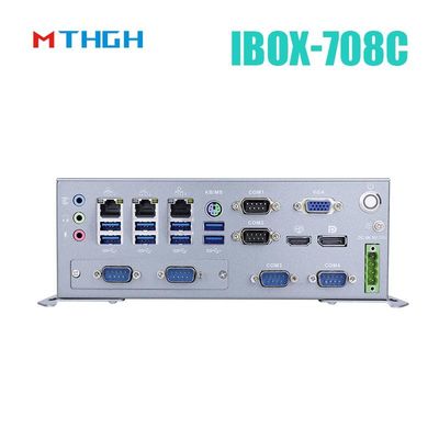 IBOX-708C Fanless Industrial Mini PC With 8GB DDR4 Quad Core I7 6700T