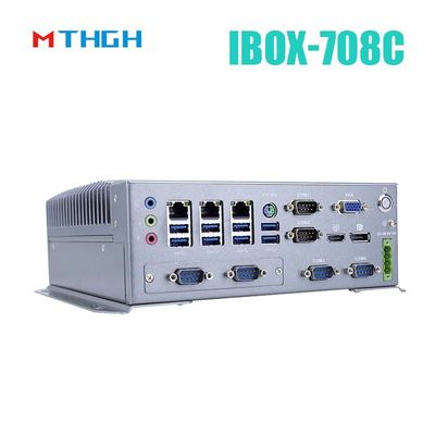 IBOX-708C Fanless Industrial Mini PC With 8GB DDR4 Quad Core I7 6700T
