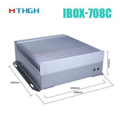 IBOX-708C Fanless Industrial Mini PC With 8GB DDR4 Quad Core I7 6700T