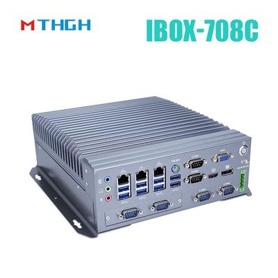 IBOX-708C Industrial Mini PC Support HDMI/DP/VGA 6*COM 8*USB3.0