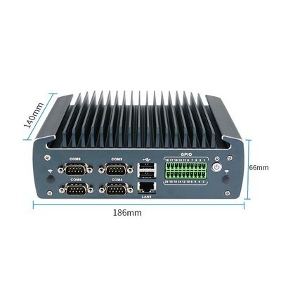 IBOX-1226 J6412 Industrial Fanless Mini PC With 32GB Ram And 12V DC Input