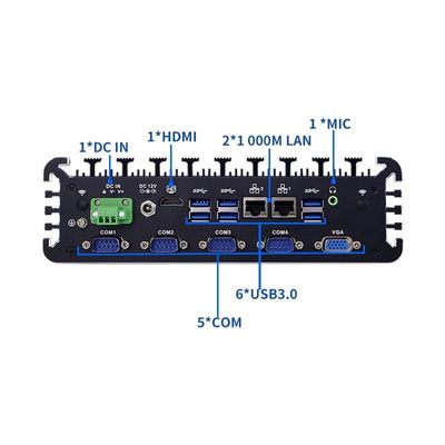 IBOX-3026 Fanless Industrial Mini PC 1135G7 Processor With CE FCC ROHS Certification