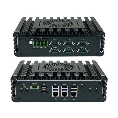 Quad Core IBOX-3126 Mini PC 3*Intel I225-V 2.5G LAN Industrial Workstation