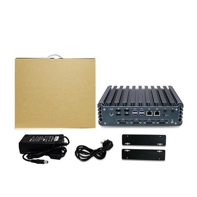 IBOX-3226 Quad Core Refresh Fanless Industrial Mini PC CE CCC FCC Class A RoHS 2.64KG