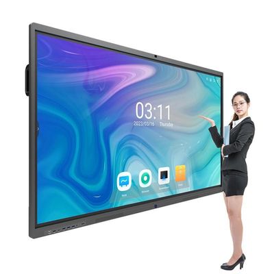 110 Inch Conference Classroom All-In-One Touch Screen Whiteboard 350cd/M2 Brightness