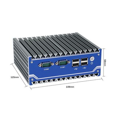 Nano Titanium Gray Industrial Mini PC N11 DC 12V Input 2XIntel I210-AT/I211-AT 1000M