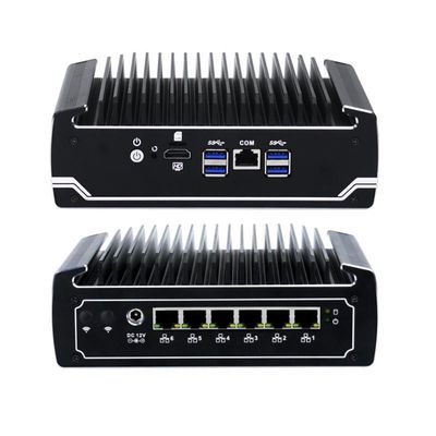 IBOX-501 N18 Fanless Industrial Mini PC Quad Core 32 GB Storage With MSATA